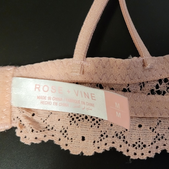 Soft Pink Lace Bralette (size Medium) never worn - Picture 3 of 4